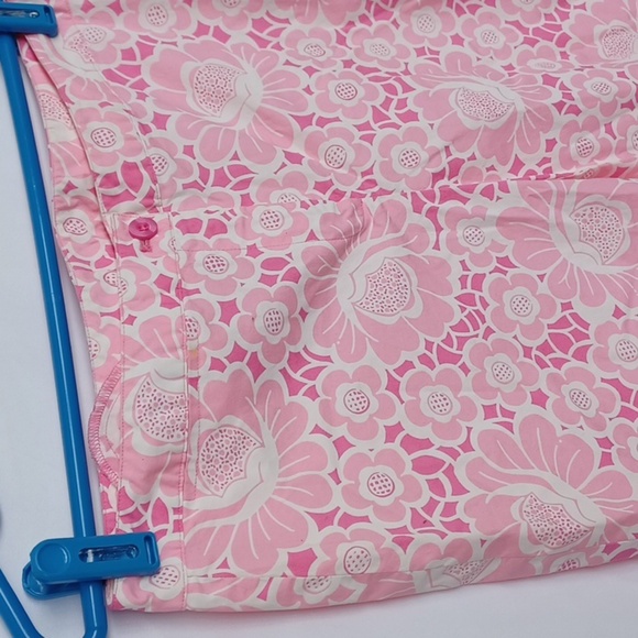 Lilly Pulitzer Pink Floral Ankle Pants - Picture 2 of 6